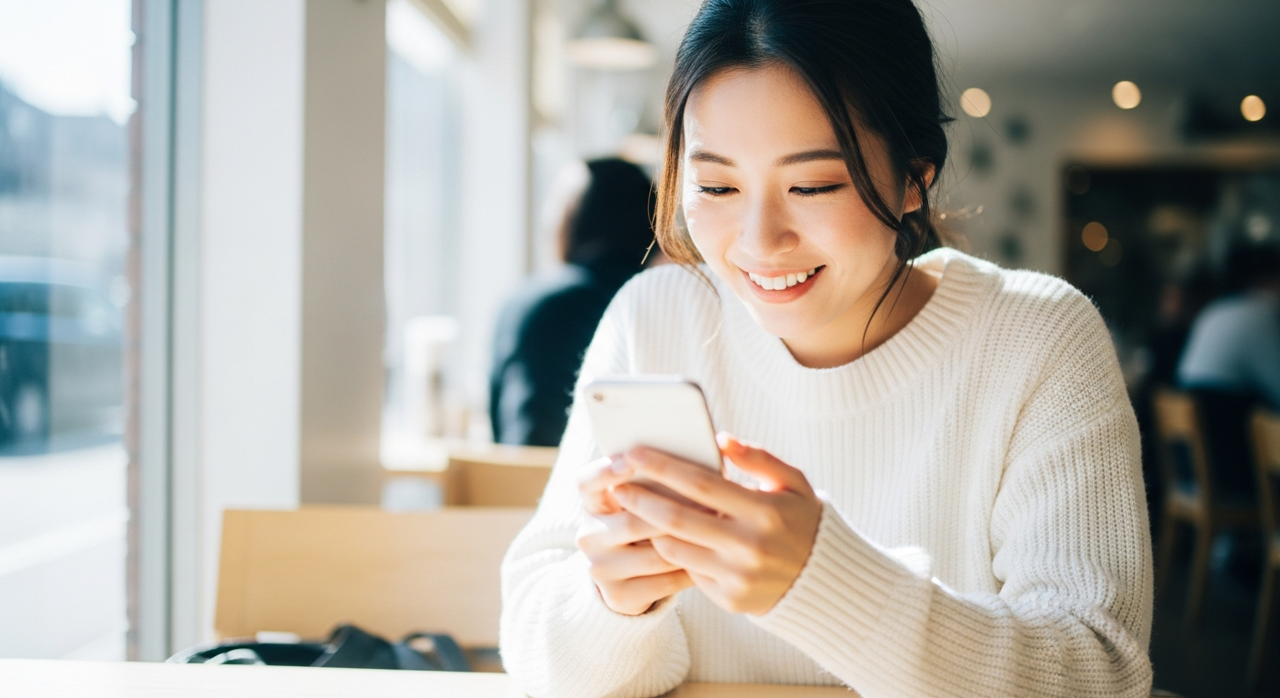 外国人とマッチング後、最初の3通で関係が決まる