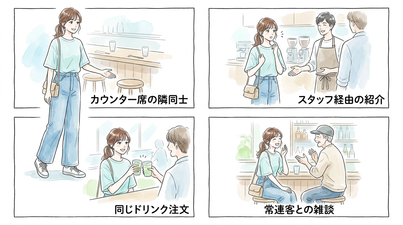 バーカウンターや屋上スペースも狙い目になってくる