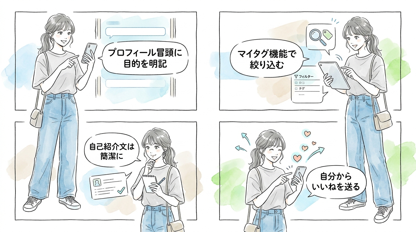 プロフィールに「飲み友募集」と書くだけで反応が来る