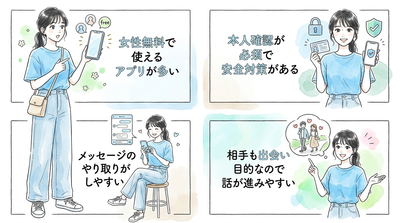 マッチングアプリとの併用で成功率が2倍以上変わる