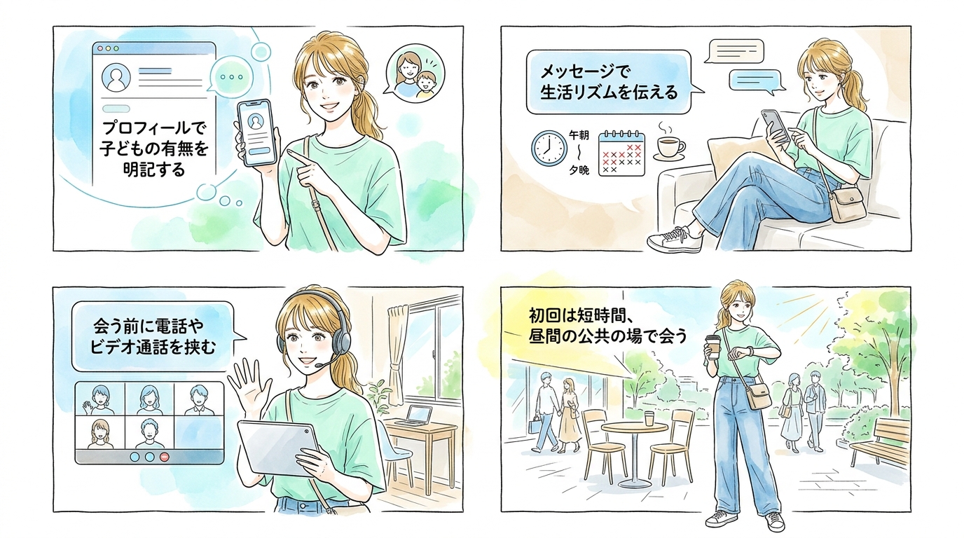 マッチングアプリは「シンママOK」の相手だけを最初から探せる