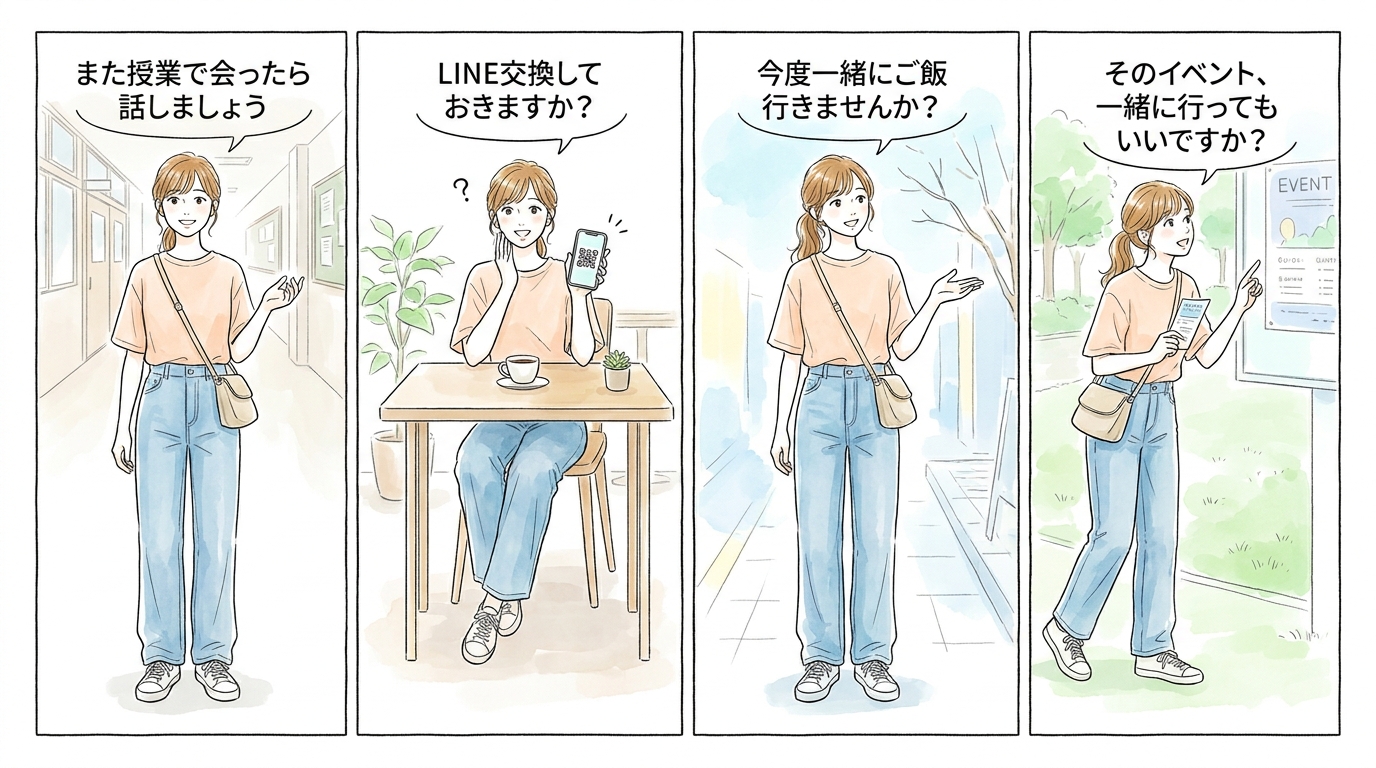 一度きりの出会いを関係に変える会話の持ち方