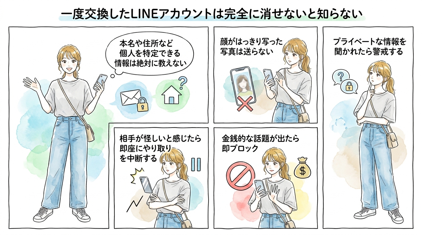 一度交換したLINEアカウントは完全に消せないと知らない