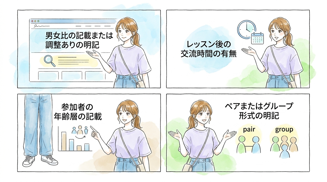公式サイトで確認すべき4つのチェック項目