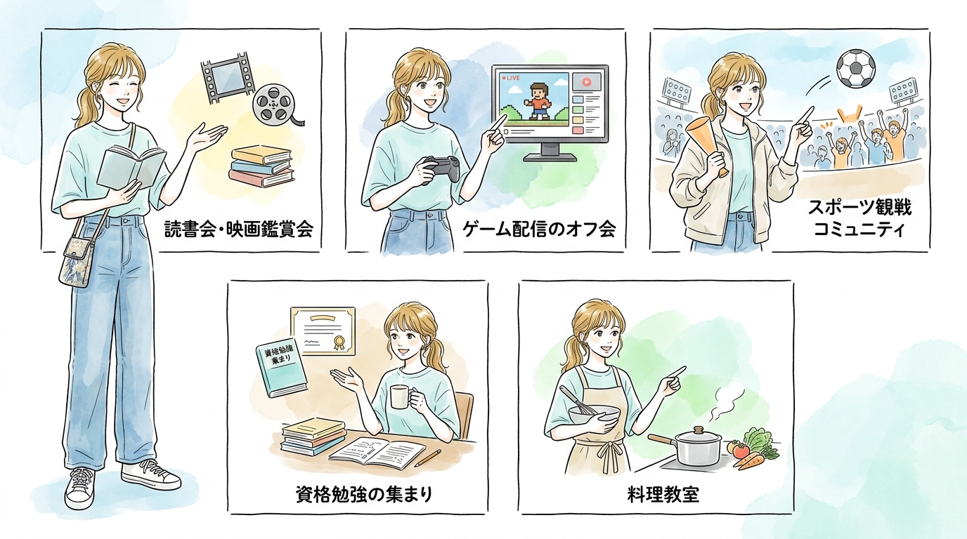 共通の話題が最初から用意されている環境に身を置く