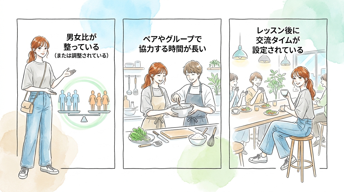 出会いが生まれやすい料理教室に共通する3つの設計