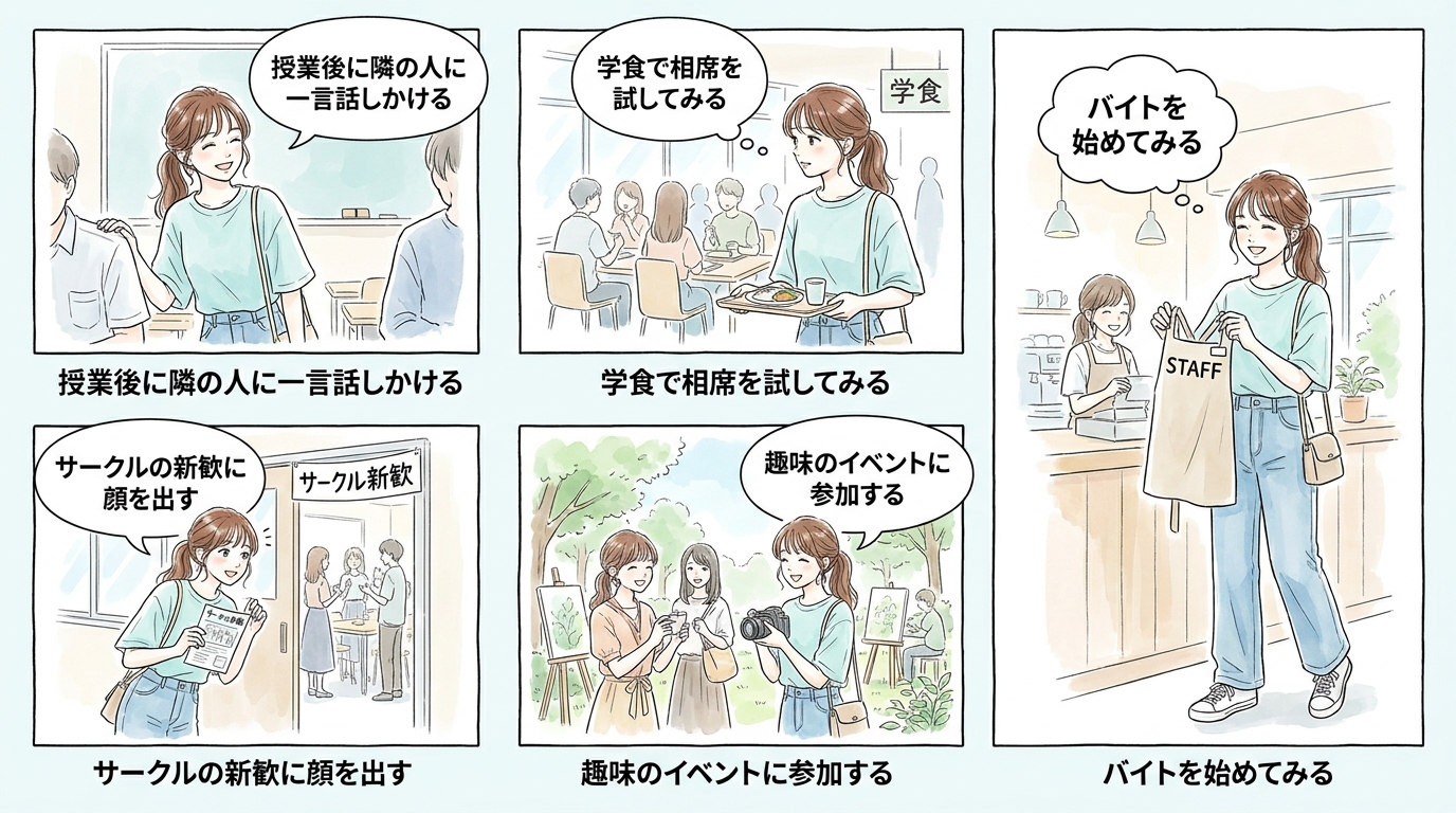 出会いを増やすために明日からできる小さな一歩