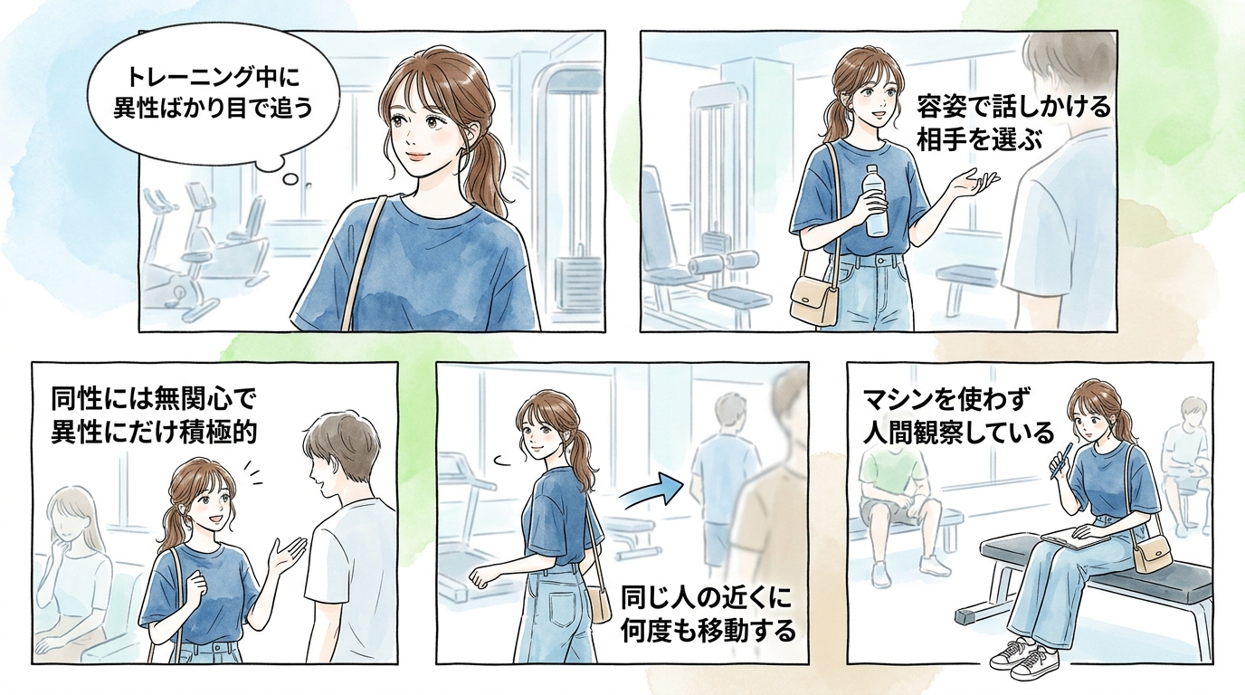 出会い目的がバレる行動パターン