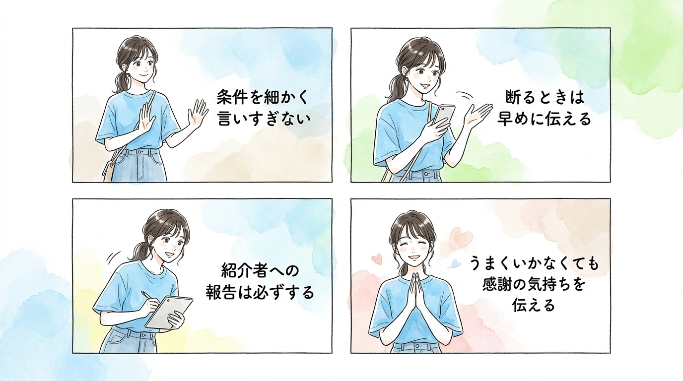 同期や先輩に「誰か紹介して」と素直に頼んでみる