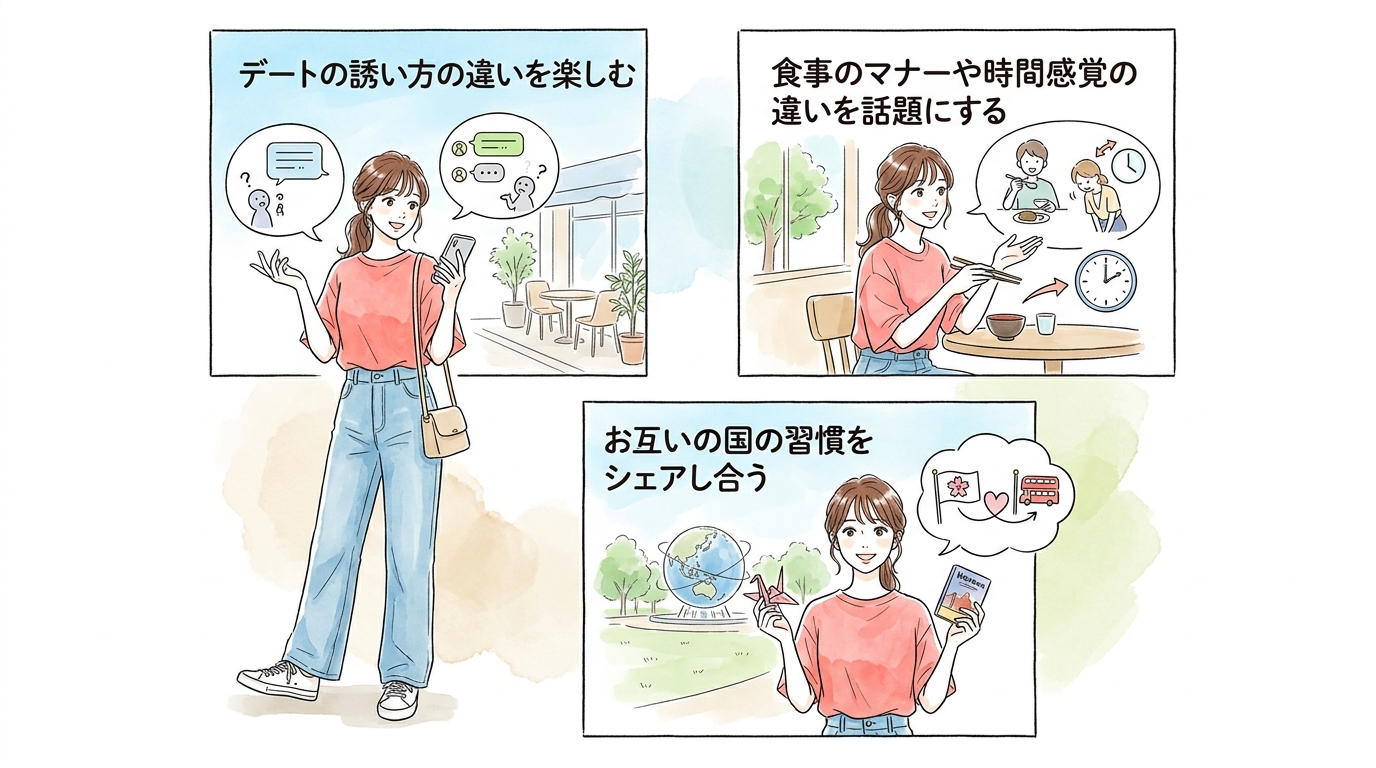 文化の違いを「障害」ではなく「会話のネタ」に変える姿勢