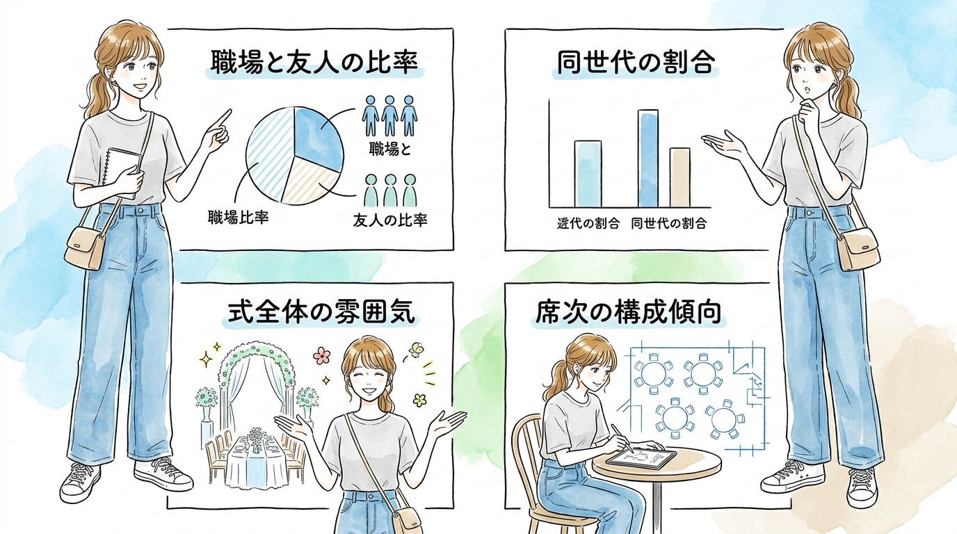 新郎新婦への「参加者情報リサーチ」はどこまで聞くべきか