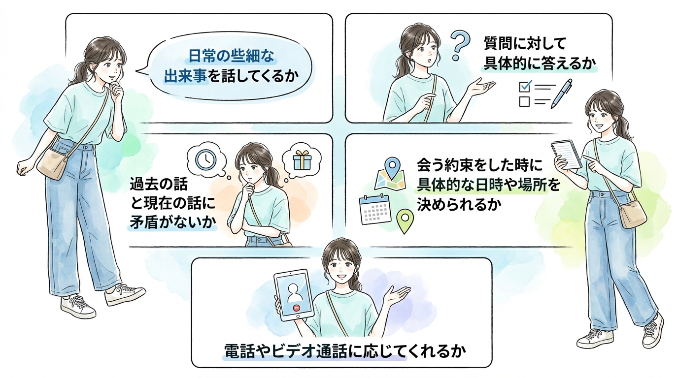 相手のプロフィールではなく雰囲気だけで信用してしまう