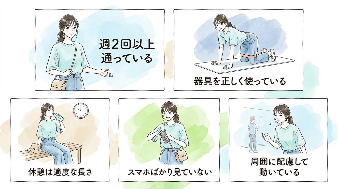 真剣にトレーニングしている姿が前提になる