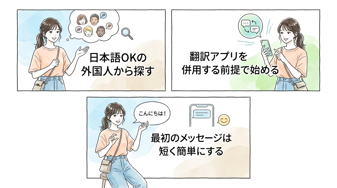 「英語が完璧じゃないと相手にされない」という誤解