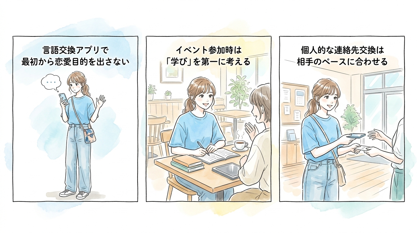 言語交換・文化交流イベントの探し方と参加のハードル