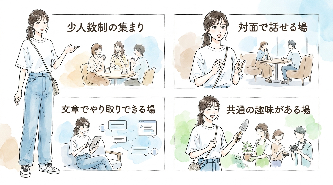 選択肢が多すぎて、自分に合う場所を見失う