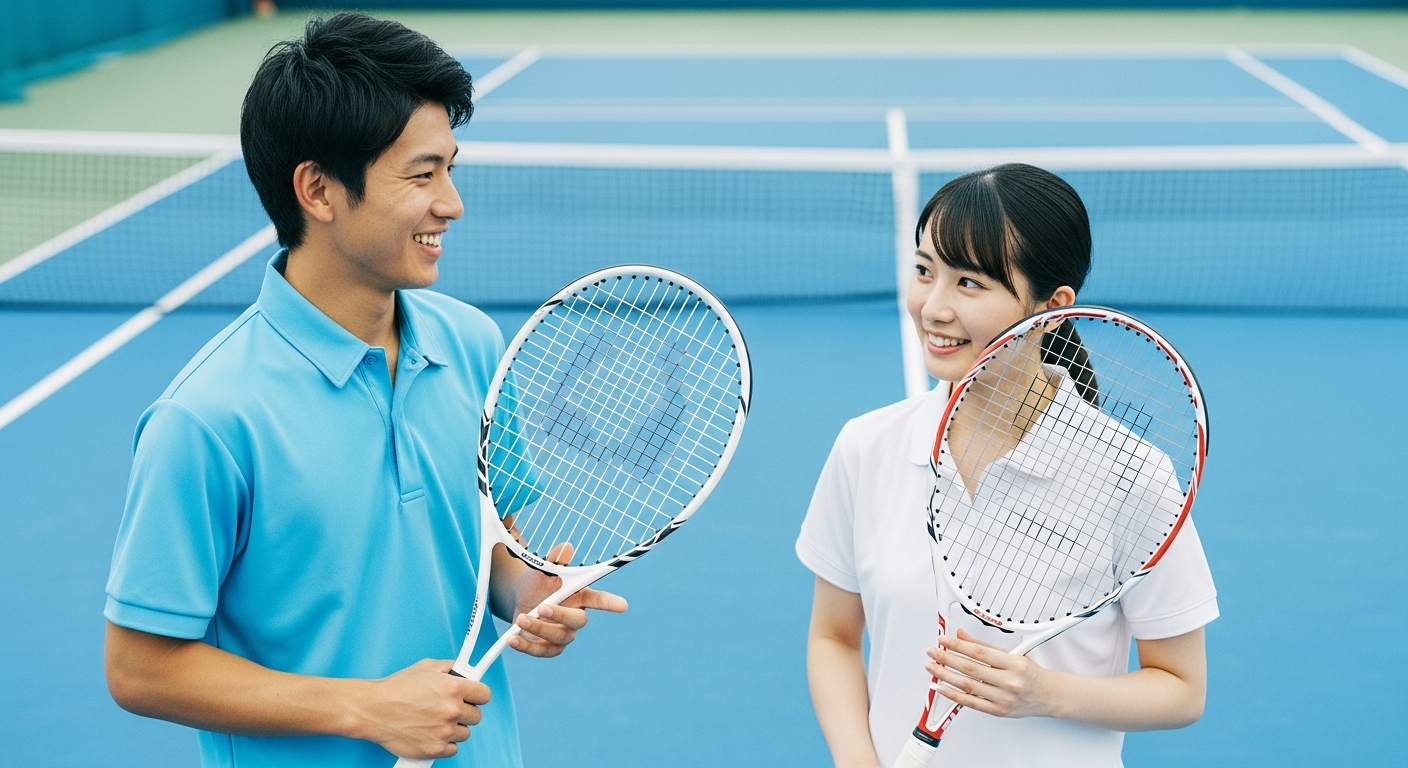テニスコン・婚活イベントは初対面でも会話が途切れない