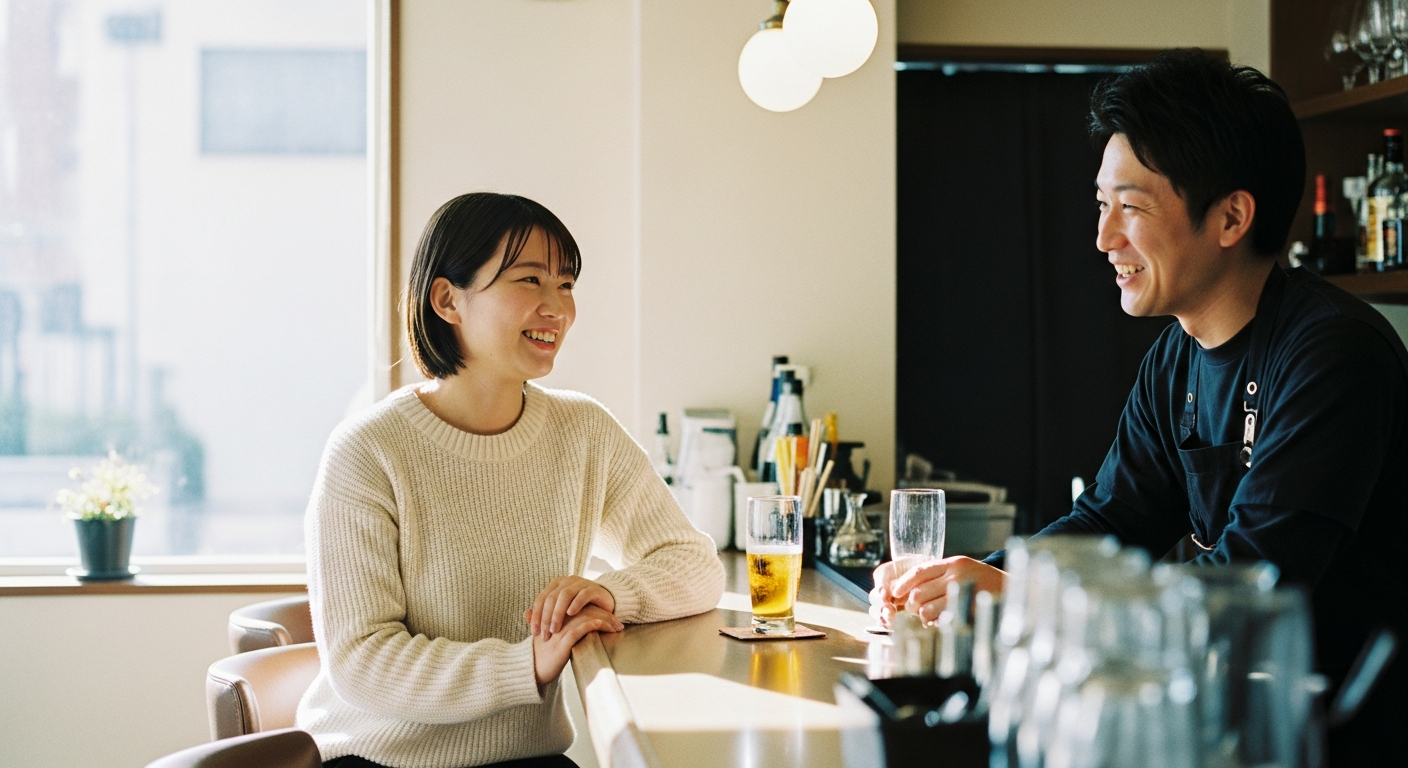 店側と仲良くなると常連客を紹介してもらえる