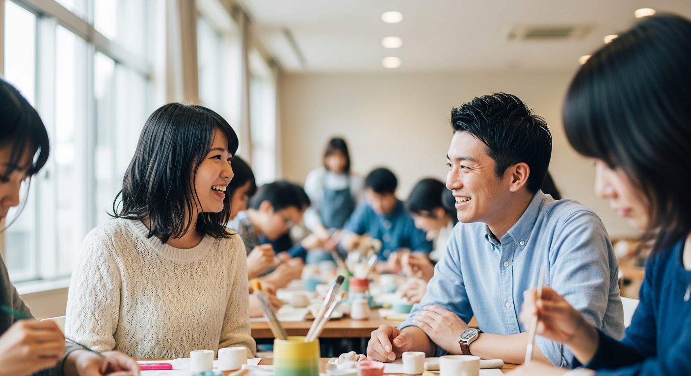 趣味サークルと地域イベントで自然な出会いが生まれてくる