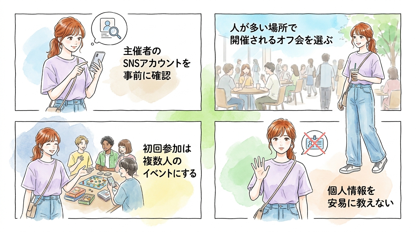 SNSのオフ会も趣味つながりで気軽に参加できる