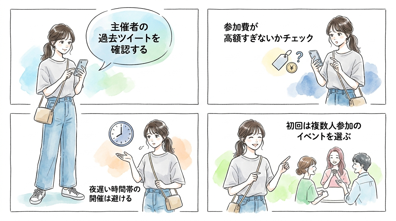 オフ会に参加する前に確認しておくべきこと