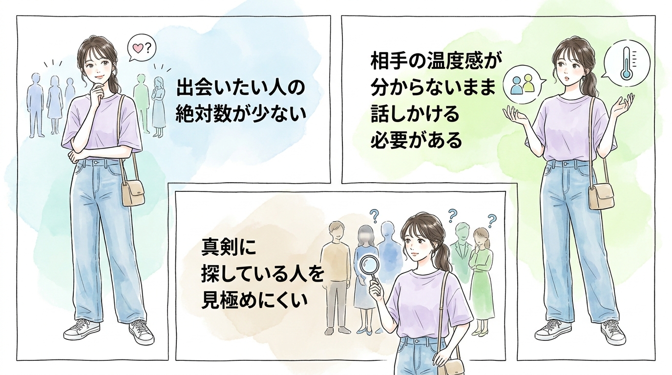 ゲーム内だけで探すと母数・本気度の面で非効率になりがち