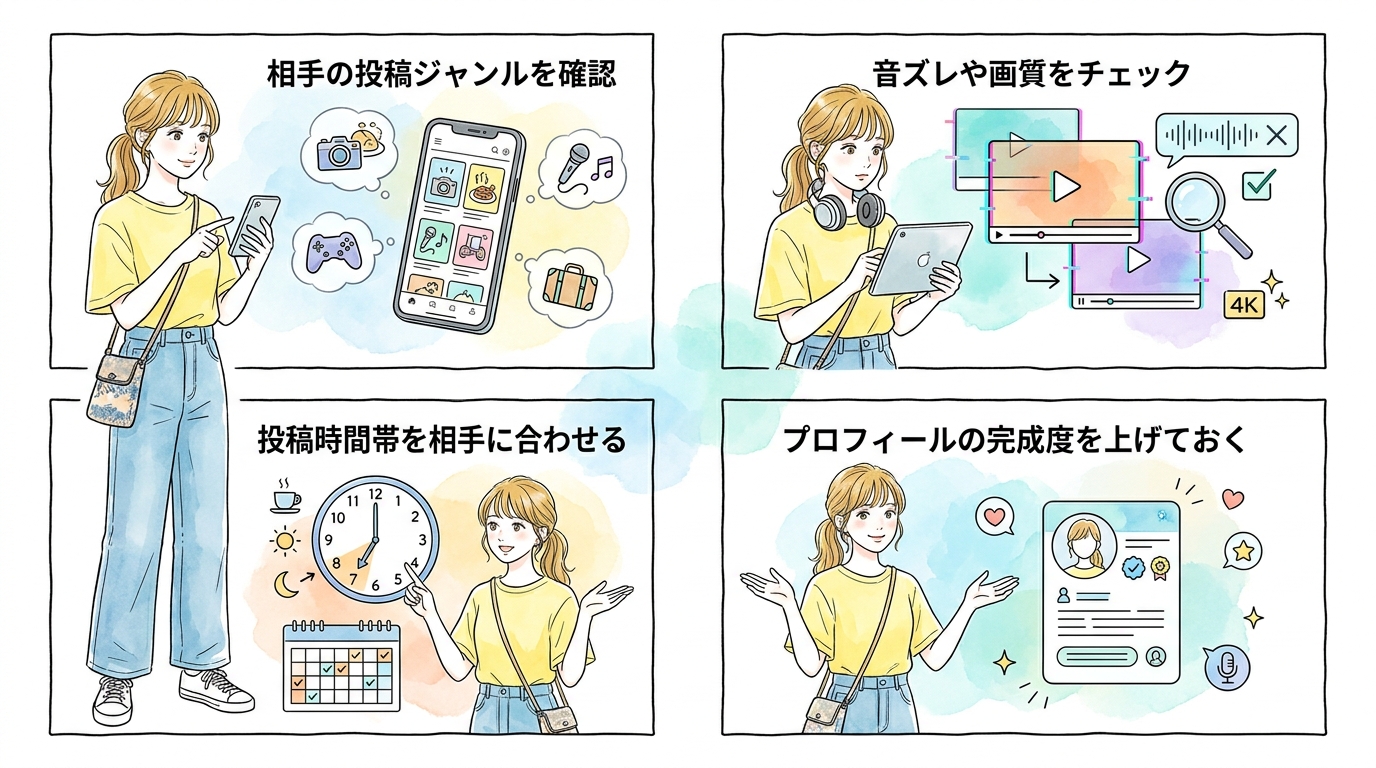 デュエット・コラボ機能で相手の警戒心を解きながら接点を作る
