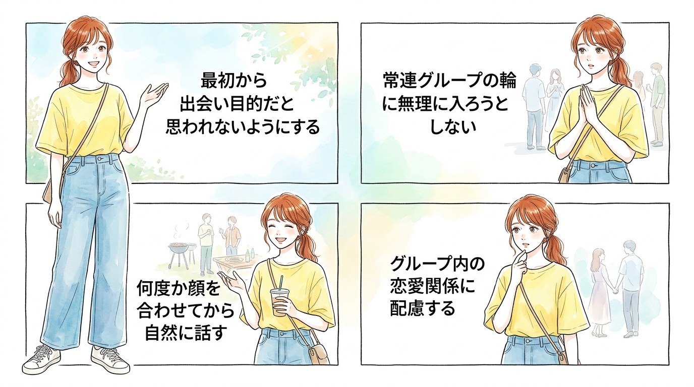 バーベキュー場の常連コミュニティに入ると季節ごとに出会いが増えていく