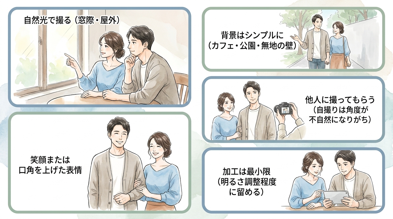マッチング率が跳ね上がる写真の撮り方