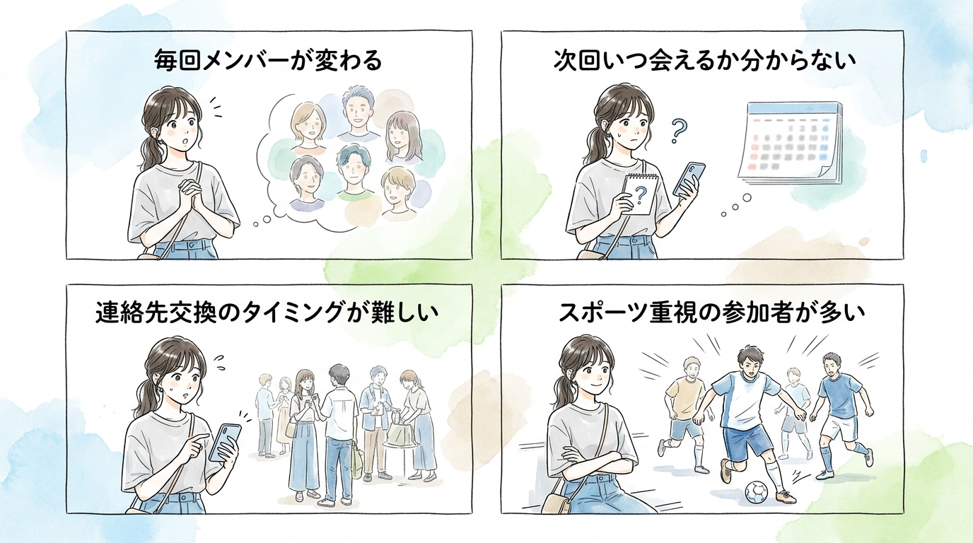 個人参加型フットサル（個サル）は初対面でも会話が自然に生まれてくる