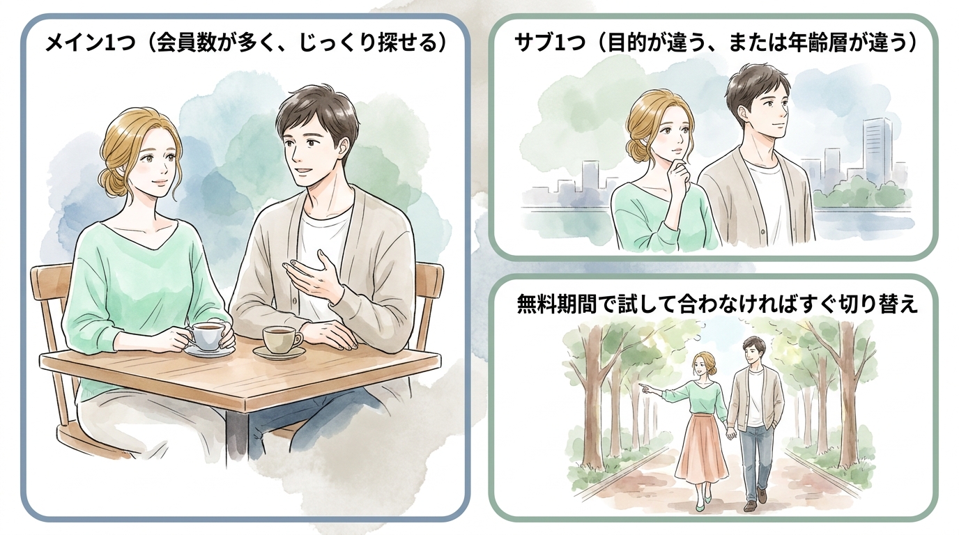 出会いの数が2倍以上変わる複数アプリ登録の実態