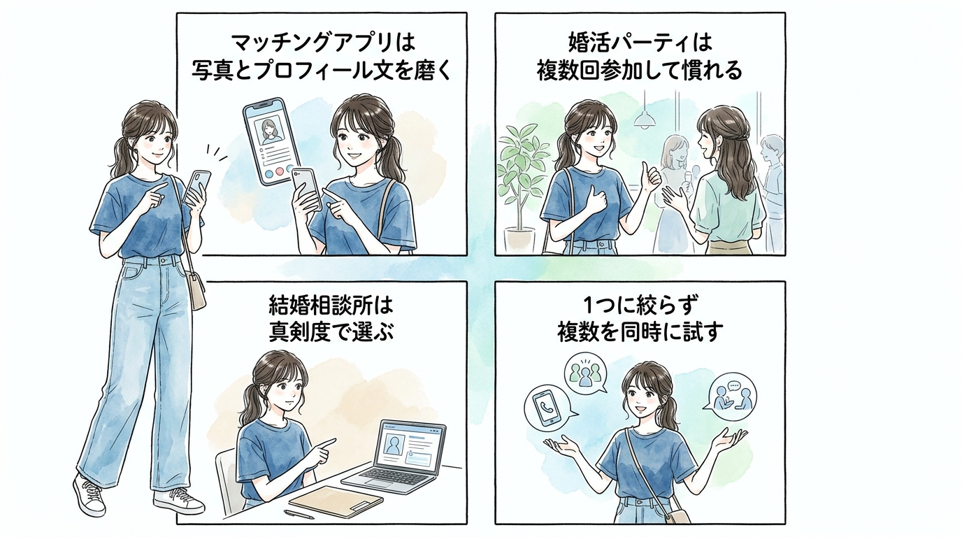 出会いを目的に集まる「効率重視型」のサービス