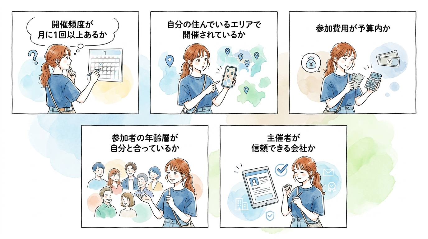 医師向け婚活パーティーは開催頻度とエリアを確認しておく