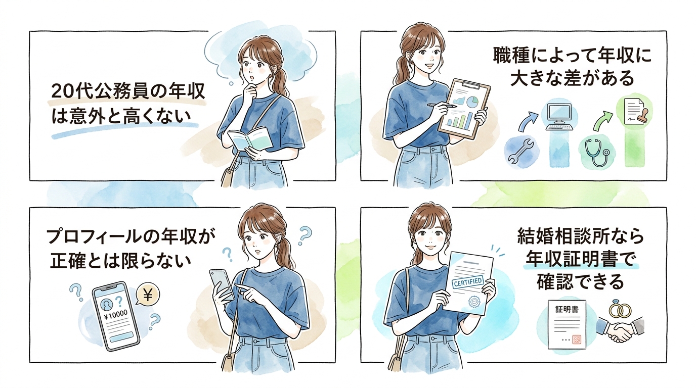 年収のイメージと実態にズレがないか冷静に見ておく