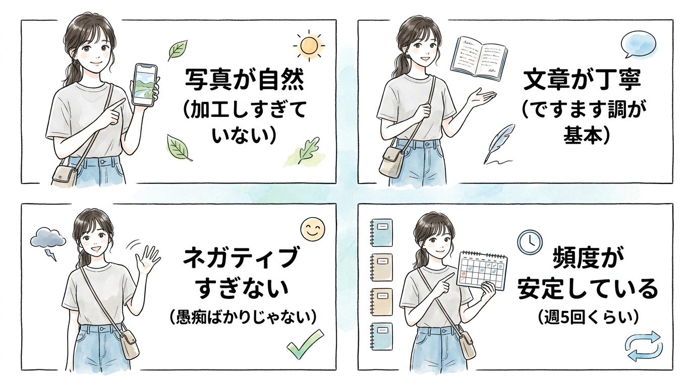 日常の何気ない投稿に「会いたくなる人柄」が滲み出ている