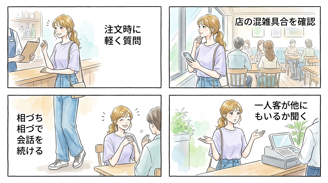 最初の30分で店員と仲良くなっておくと後が楽になる