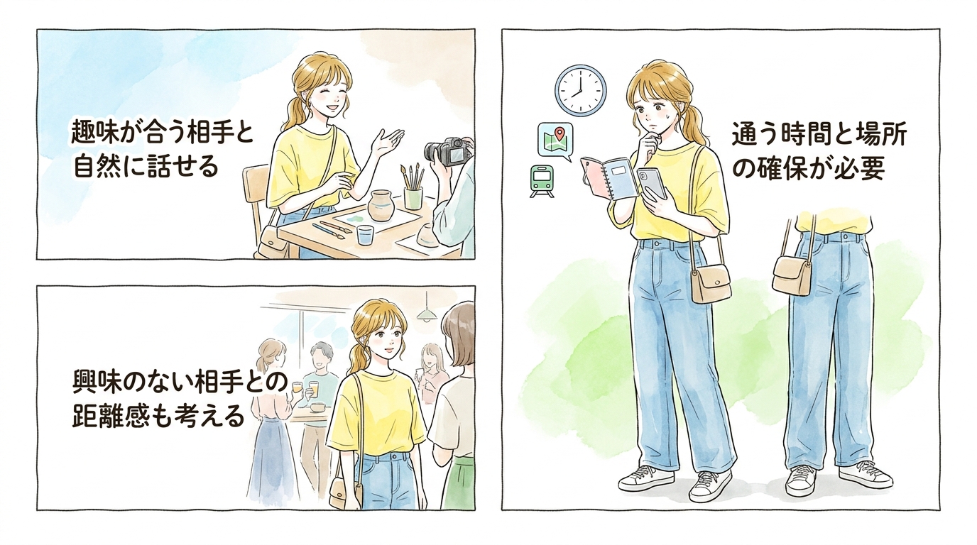社外で完結する「場所型」の出会い
