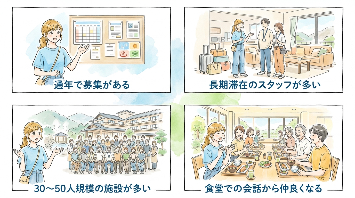 箱根・熱海など温泉地エリアが通年型出会いになる理由
