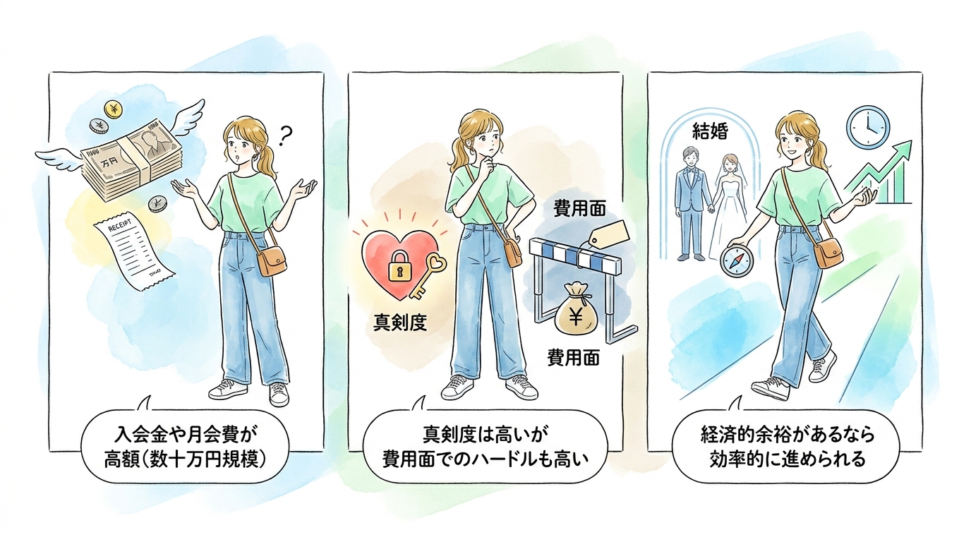 結婚相談所は料金が高い分、相手の本気度と効率が手に入る