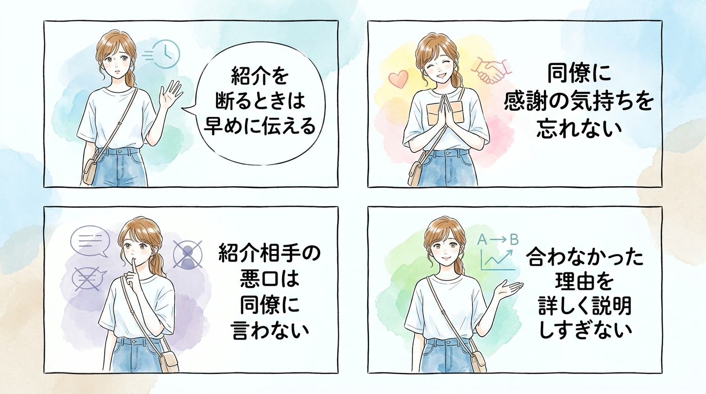 職場の同僚経由で異業種の知人を紹介してもらえる
