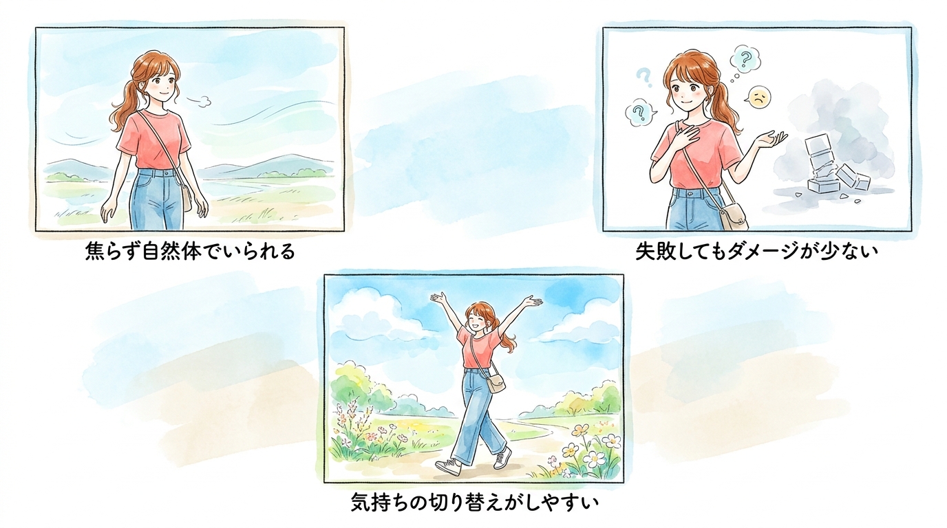 複数の場を持っておくと焦らずに済む
