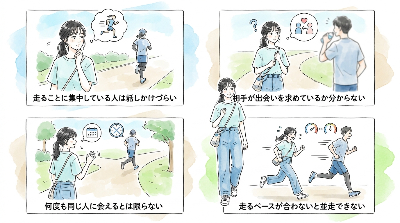 走る目的が曖昧だと声をかけづらい空気が続いてしまう