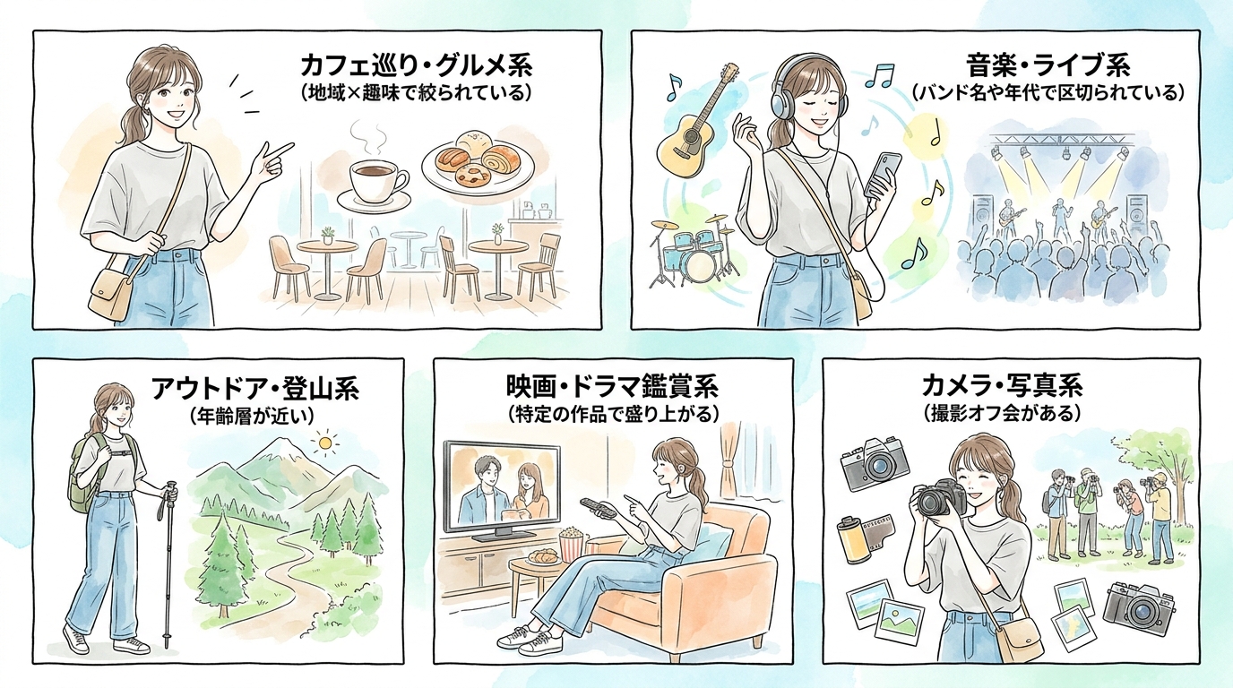 趣味コミュニティから始まる出会いが続いている