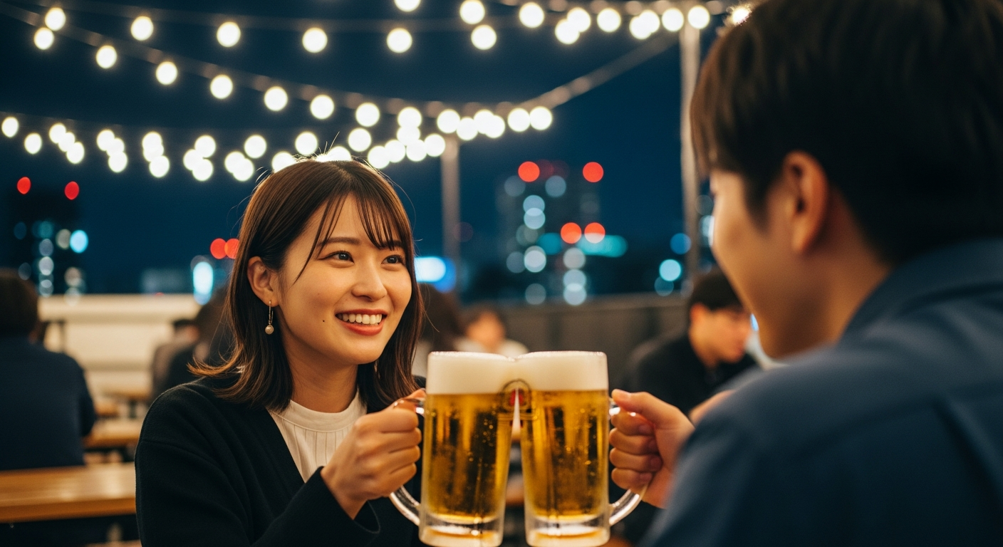 ビアガーデンで出会いが生まれる3つの場所と、それぞれが向いている人