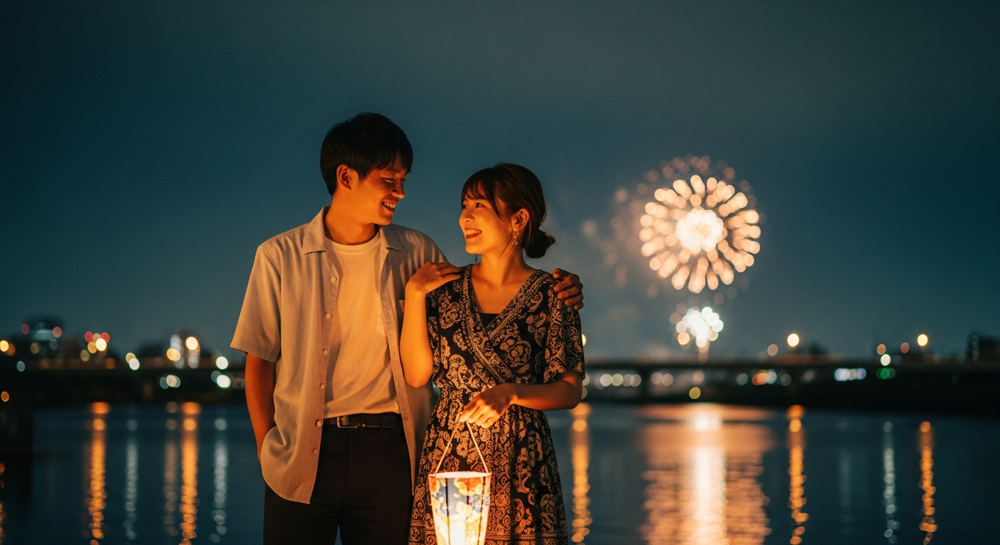 マッチングアプリで「花火大会に一緒に行ける相手」を2週間前から探しておく