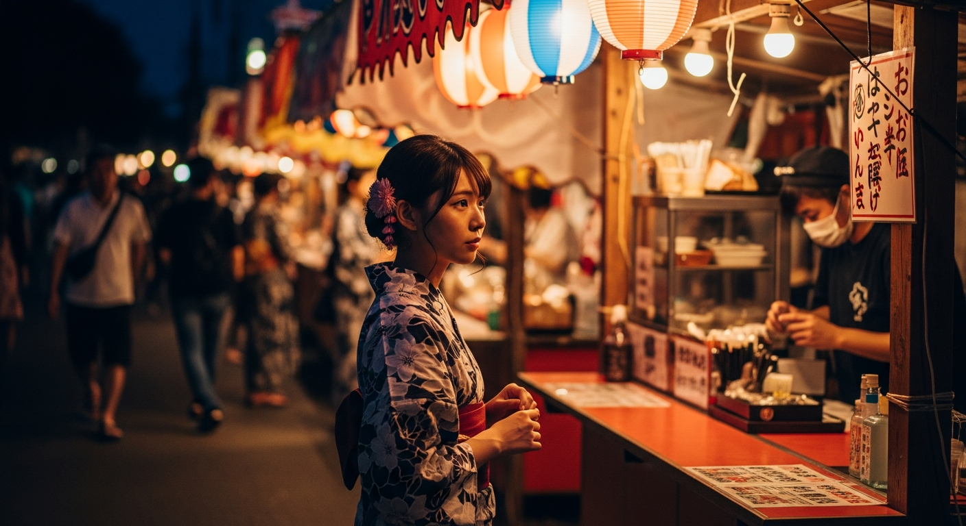 夏祭りで一人参加でも出会いが生まれやすい場所を押さえておく