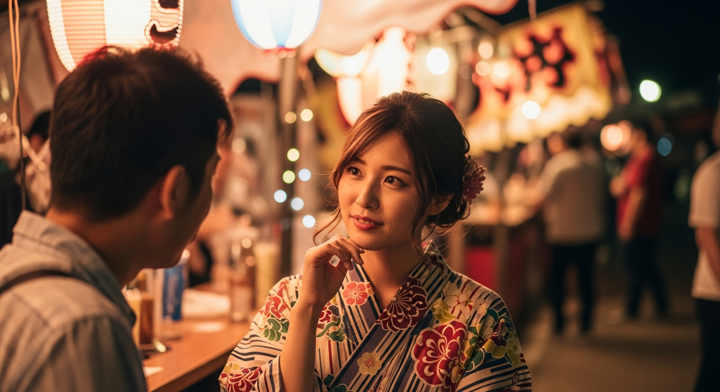 夏祭りで声をかけてくる男性の「遊び率」が高くなっている