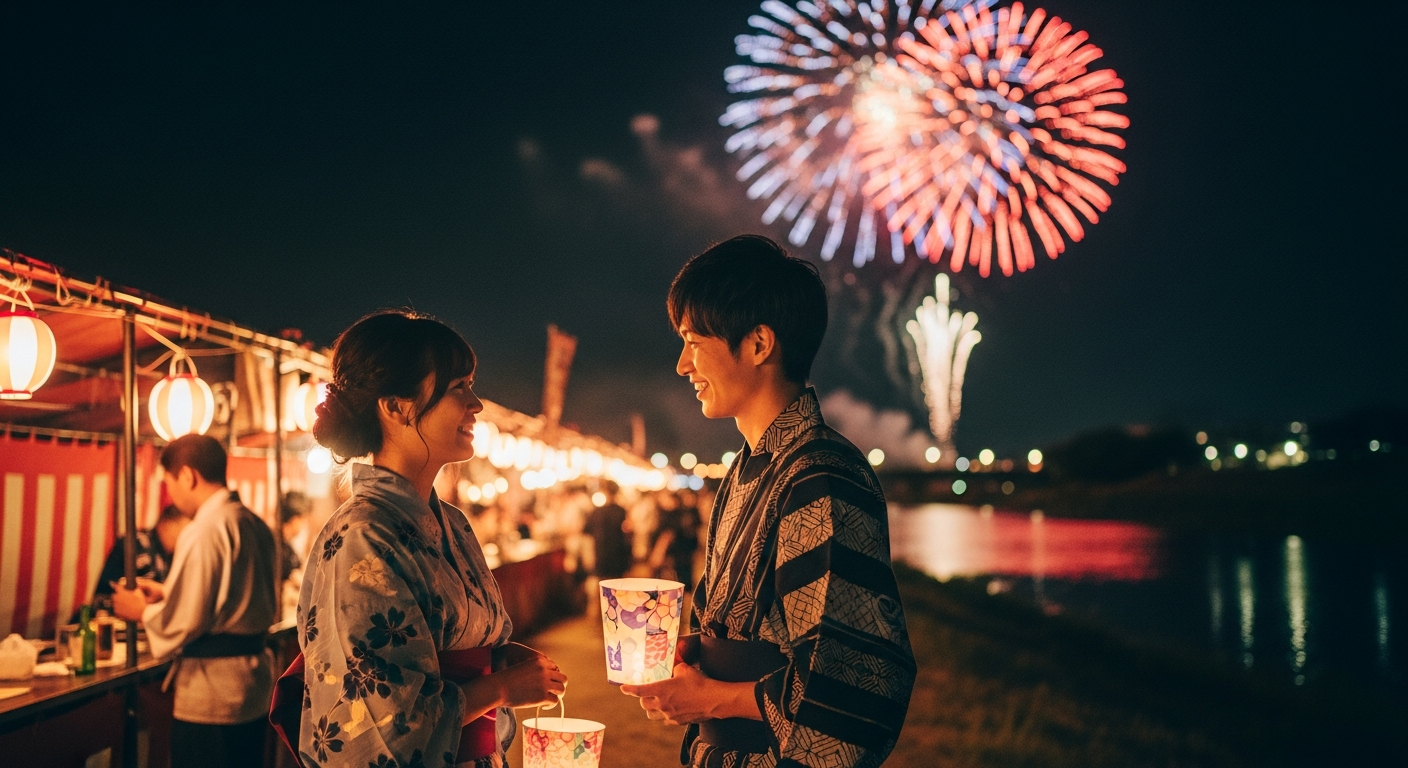 花火大会での出会いに特化した婚活イベント・街コンを使う人が増えている