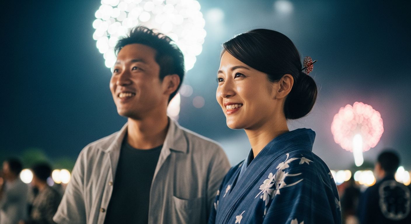 花火大会で出会いが生まれやすい場所は3つに分かれている