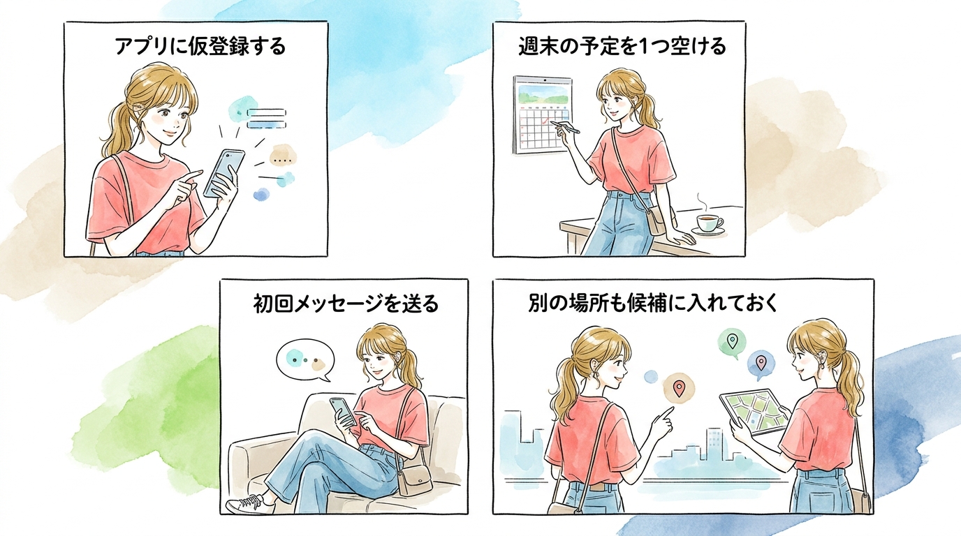 「いつか」ではなく「今から」場所を変えた人だけが彼女を作れている